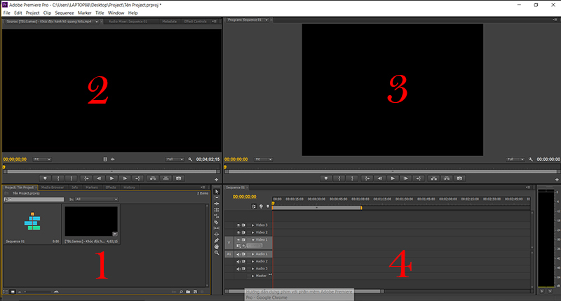 hướng dẫn sử dụng Adobe Premiere Pro CC 2020